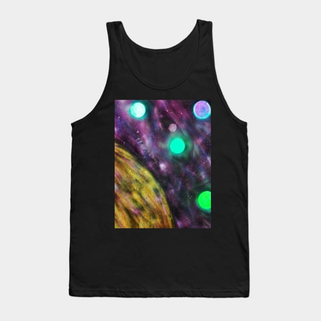 Airbrush Space Environment Tank Top by JadeGair